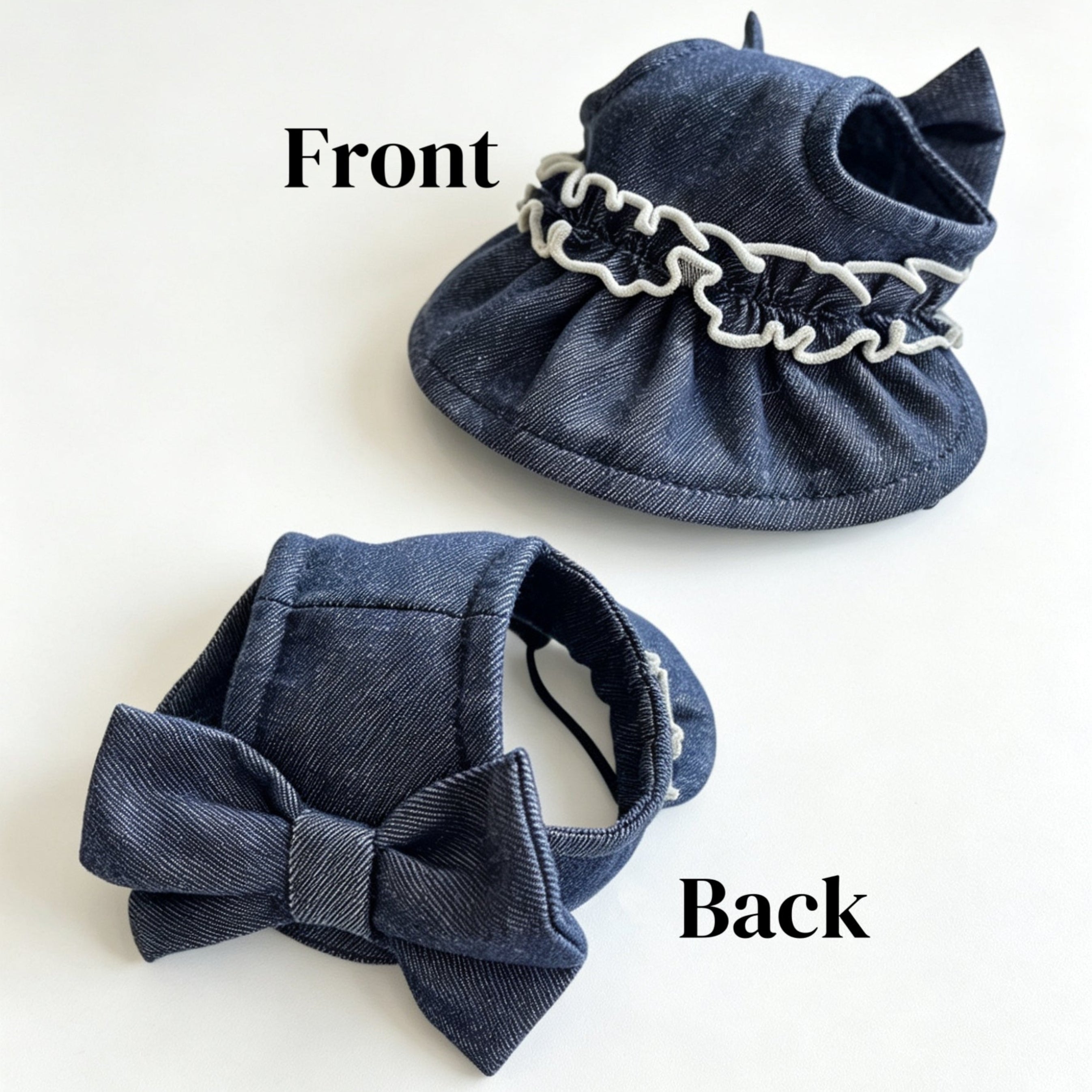 💙Denim Cotton Pet Shirt/Dress Matching Set - Novo Paw
