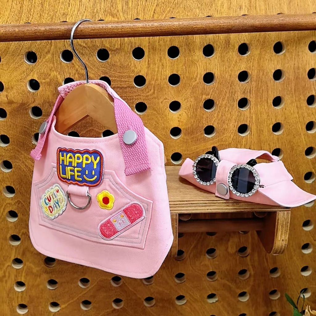 🩷Pink Outdoor Harness and Leash Set Escape Proof - Novo Paw