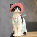 🩷💛Color Block Contrast Patchwork Cotton Pet Clothes Two Piece Set - Novo Paw