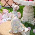 💚Color Block Floral Cotton Pet Dress - Novo Paw